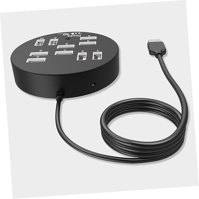 USB Hub Ports Expander High-Speed USB Data Dock Station Efficient Multi-Port for Laptops and Desktops
