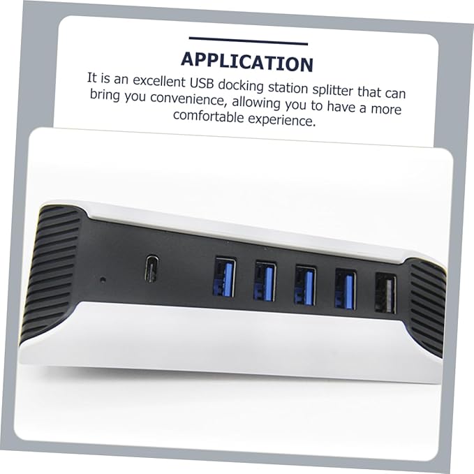 Uonlytech 4pcs USB Hub Adapter USB Ports Desktop Splitter Expander for Compatible Multiple Devices Easy to Install Professional Design for Gamers and Everyday Use