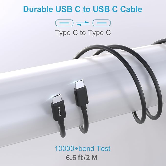 67.5W Car Charger USB C Super Fast Charging, 45W USBC & QC3.0 Port Plug for iPhone 17 Pro Max/Air/16/15/iPad, Samsung S26 Android Cell Phone, Dual 12V Cigarette Lighter Adapter + 6.6 ft Type C Cable