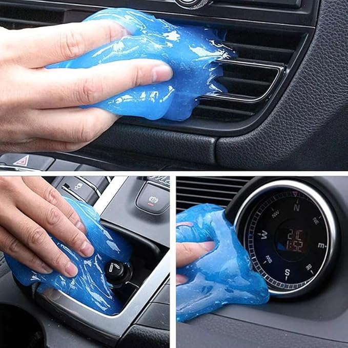 Car Cleaning Gel Compatible with Genesis G80, 200g Detailing Putty for Auto Vents, Dashboard, Cup Holders - Reusable Multifunctional Dust Remover,200g*1