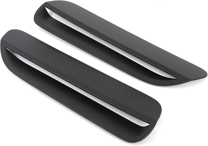 ABS Car Front Hood Vents fits Exterior Decoration Accessories Compatible with Pontiac G8 2008 2009 Hood Vent Air Flow Intake Body Kits (Matte Black)
