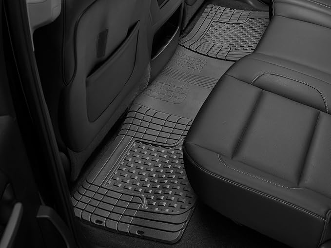 WeatherTech Trim-to-Fit Floor Mat - Semi Universal Vehicle Mats - 1st & 2nd Row 3-Piece Set (Grey)