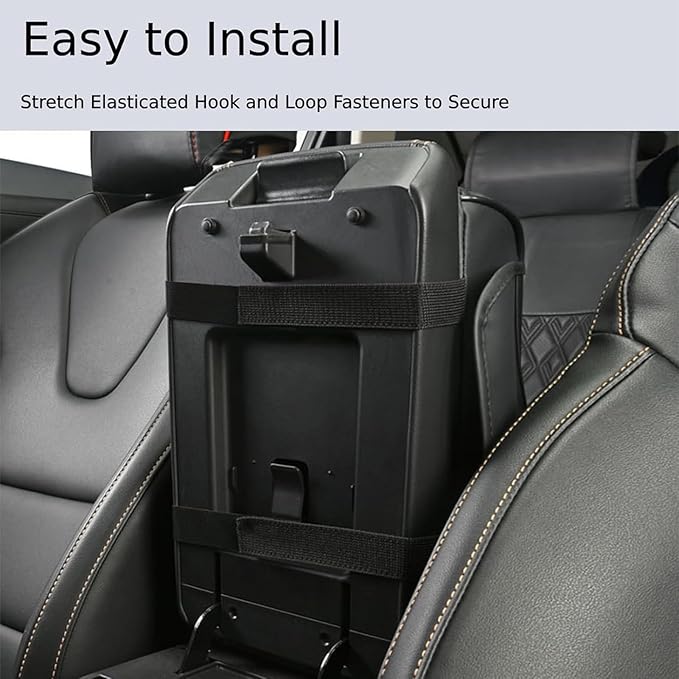 Car Center Console Cover for Hyundai Tucson 2021-2024, Leather Armrest Cushion Protector Pad with Tissue Box Holder Storage Pockets Cup Holder Phone Slot, E/Beige