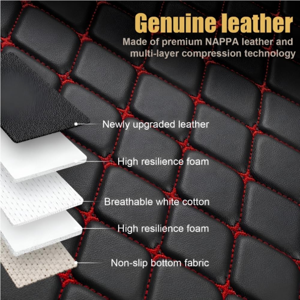 Add Personal Touch to Your Vehicle with IMEISH Customizable Logo Text Car Mats for 99% of vehiclesPads Protection Non-Slip Leather Floor Liners (Black Yellow Stripe)