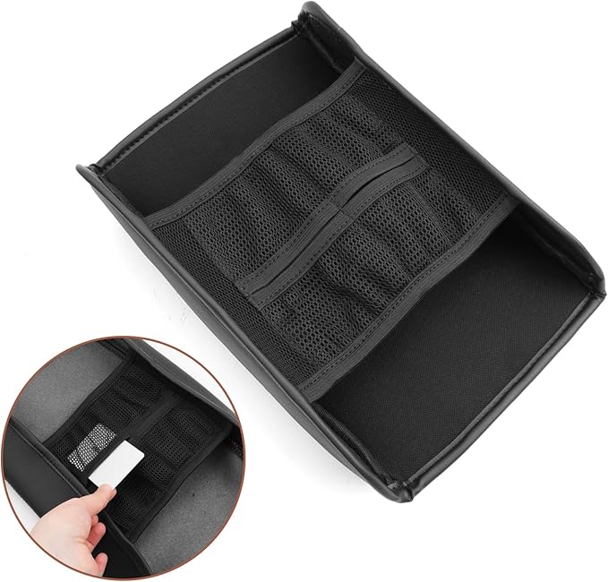 SKTU 2024 2025 2026 Ranger Center Console Cover for 2024 2025 2026 Ford Ranger (XL/XLT/Lariat/Raptor) Armrest Cover Ford Ranger 2024 2025 2026 Accessories 2024 2025 2026 Ranger Raptor Console Cushion