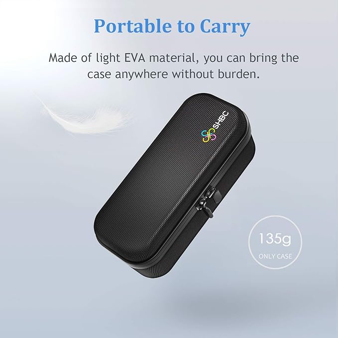SHBC Medical Cooler Insulin Vial Carrying Travel Case TSA Approved Protector for Diabetic with One Ice Pack Black