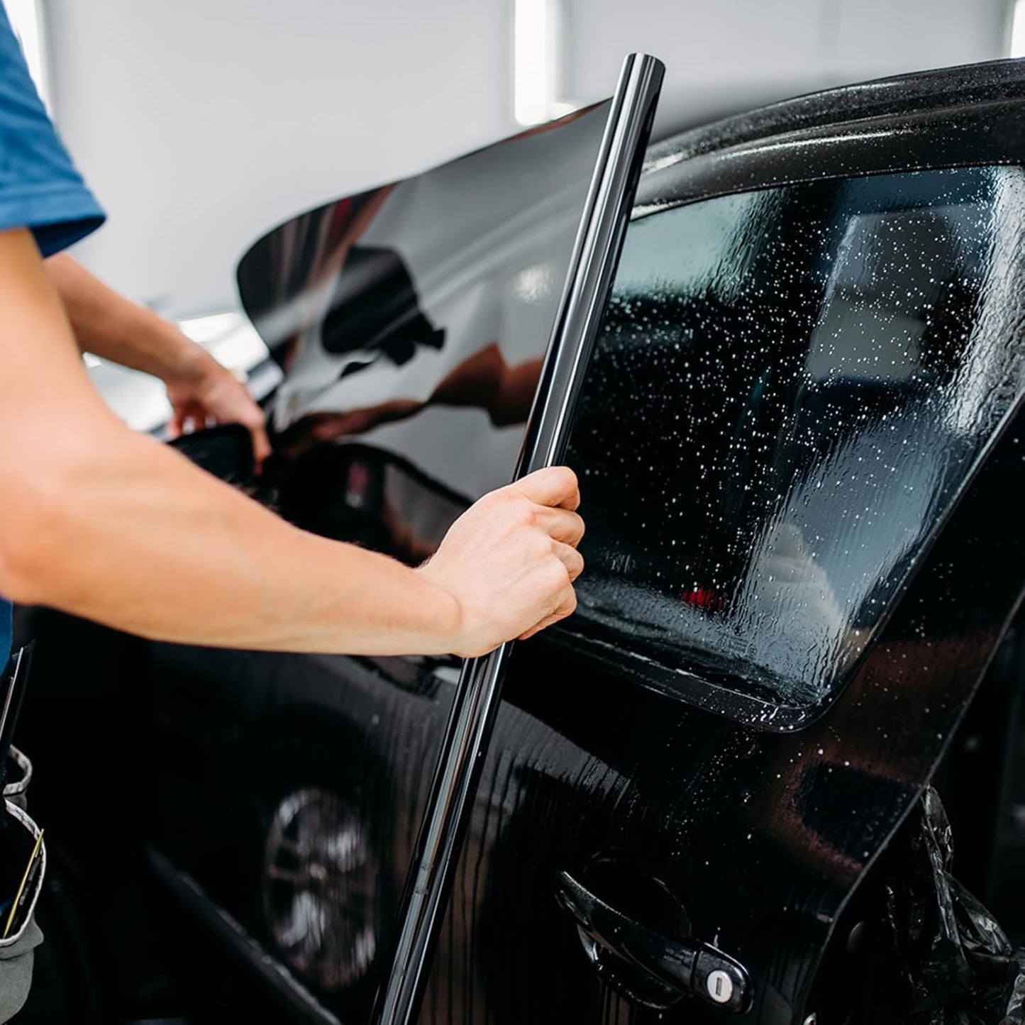 Nano Ceramic Window Tint Film for Cars - 2 Ply Scratch Resistant with Heat Control and UV/IR Rejection (50% VLT, 40inx100ft), OWFCR-10006