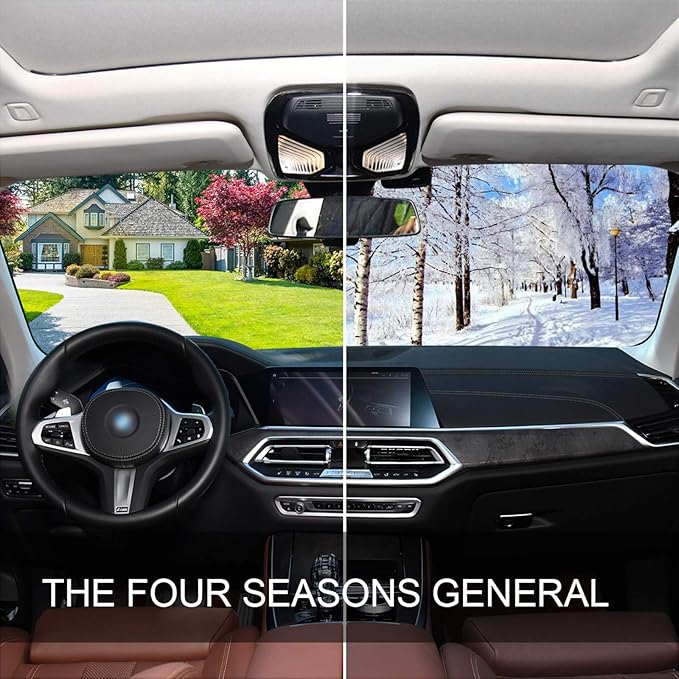 Qilmy Front Windshield Sun Shade Cute Hand Drawn Summer Berries Strawberries Folding Sun Shield Shade, Blocks UV Ray to Keep Your Vehicle CoolSun Visor Protector for Fits Car Truck SUV 55"x27.6"