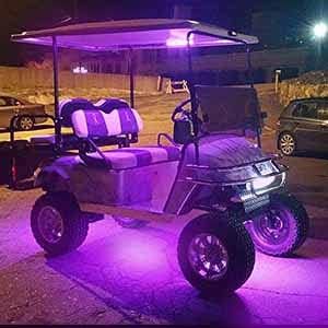 2Pcs 9LEDs Motorcycle LED Light Strips- RGB Multi-Color Accent Glow Neon Ground Effect Lights lamp for Motorcycle led Light Kits,ATV Car Golf cart LED Underglow Strip Lights