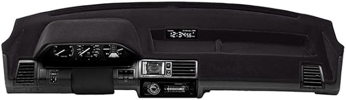 Coverking Dash Cover Mat Pad Custom Designed for Select Nissan Armada Dashboards: Velour Material, Black