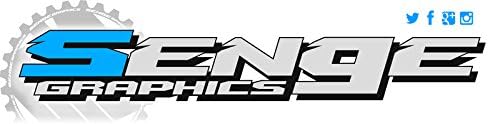 16eDRIVE Fly Racing Red Senge Graphics Kit Compatible with Stacyc