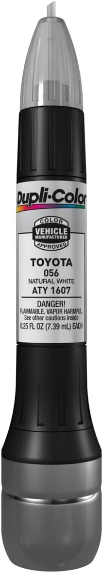 Dupli-Color ATY1607 Scratch Fix All-In-1 Exact-Match Automotive Touch-Up Paint – Toyota Natural White – 0.25 oz. Paint Pen
