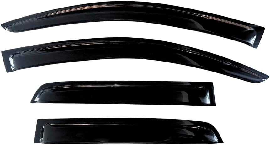 KPY Window Visor Compatible with Chevy Chevrolet Tahoe & GMC Yukon 2000-2006, Vent Visors Deflectors for 2002-2006 Cadillac Escalade, Rain Guard 2000 2001 2002 2003 2004 2005 2006 (NOT for Yukon XL)