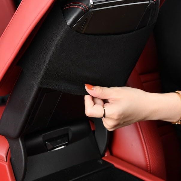 Auto Armrest Cushion Pads for Acura NSX(2001-2005) Accessories Car Centre Console Armrest Pad Durable Material and Easy to Clean-is Waterproof and Anti-Scratch