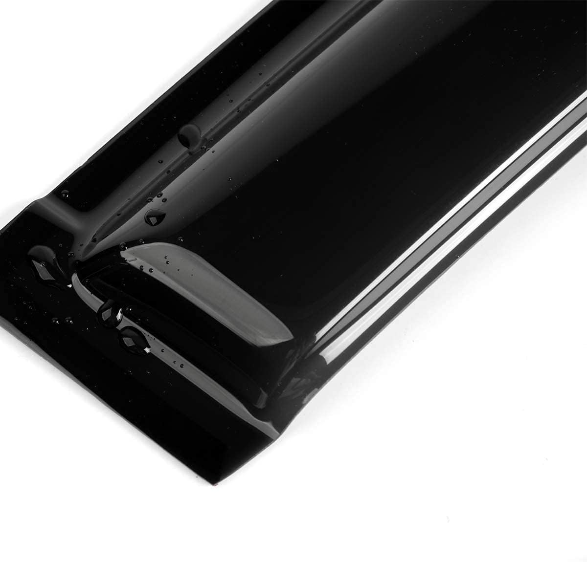 94240 Side Window Wind Deflector,4pc Outside Mount Style Nice Sun Rain Guards Set,Window Visor fit for 2002-2006 Chevy Trailblazer EXT
