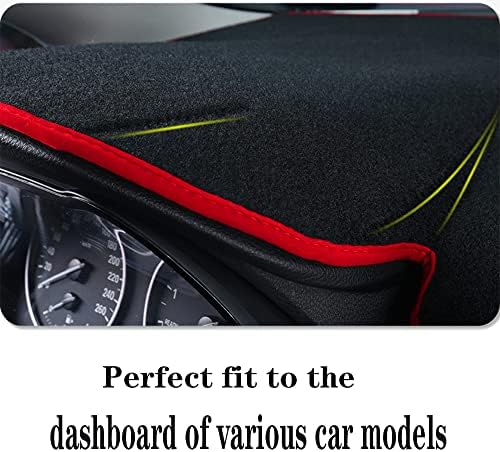 Dash Covers for Jeep-Compass 2017-2020,Polyester Car Dashboard Cover,Dash Board Protecter Cover,Interior Car Dash Board Covers Mat,Blue