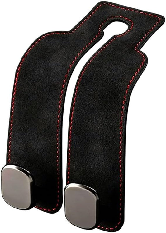 2026 Car Headrest Storage Hooks - Universal Backseat Hanger Organizer for Handbags & Grocery Bags (1, Black)