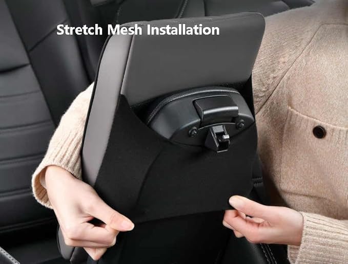 Car Center Console Cover for Infiniti FX35/FX37 2003-2017 S50/S51,Car Armrest Box Cushion,Center Console Cover,Car Armrest Sest Box Cover Protector,Leather Car Armrest Cover Protector,A-Red