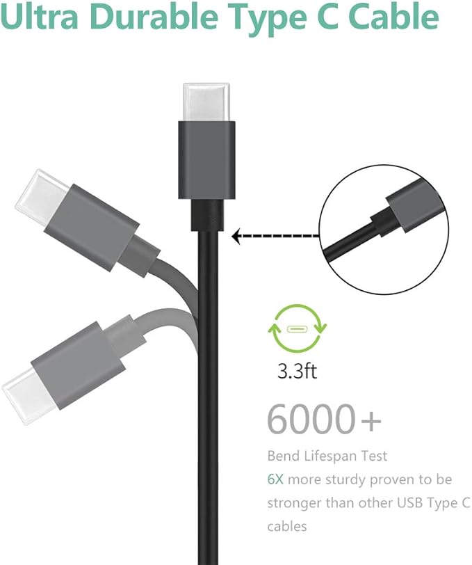 Rapid USB C Car Charger, Compatible for Samsung Galaxy S26/S25 Plus/Ultra/S24/S23/S22/S21/Note 20/10/S20/S10+/S9/A56/A36/A50/A70, Quick Charge 3.0 Dual USB 18W Fast Car Charger+ Type C Cable 3.3ft