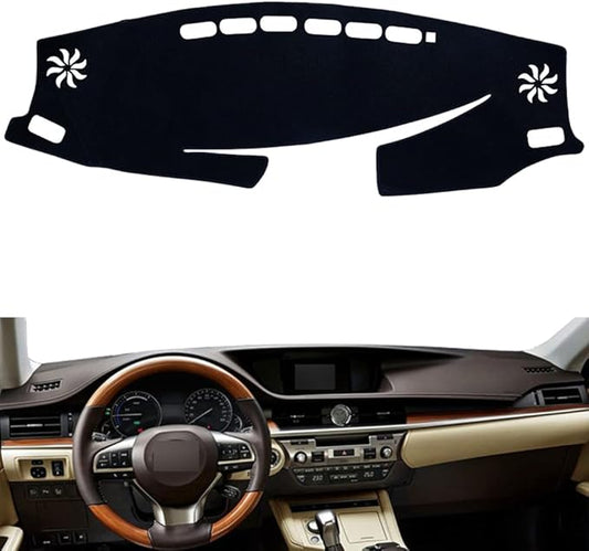 Flannel Dashboard Dash Cover Nonslip Car Dash Board Mat Compatible with Lexus ES ES350 ES300h XV60 2013-2018