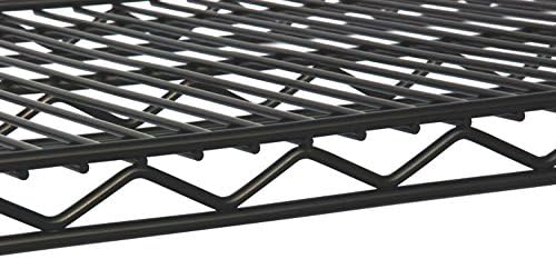 Omega 14" Deep x 72" Wide x 96" High 3 Tier Black Starter Shelving Unit