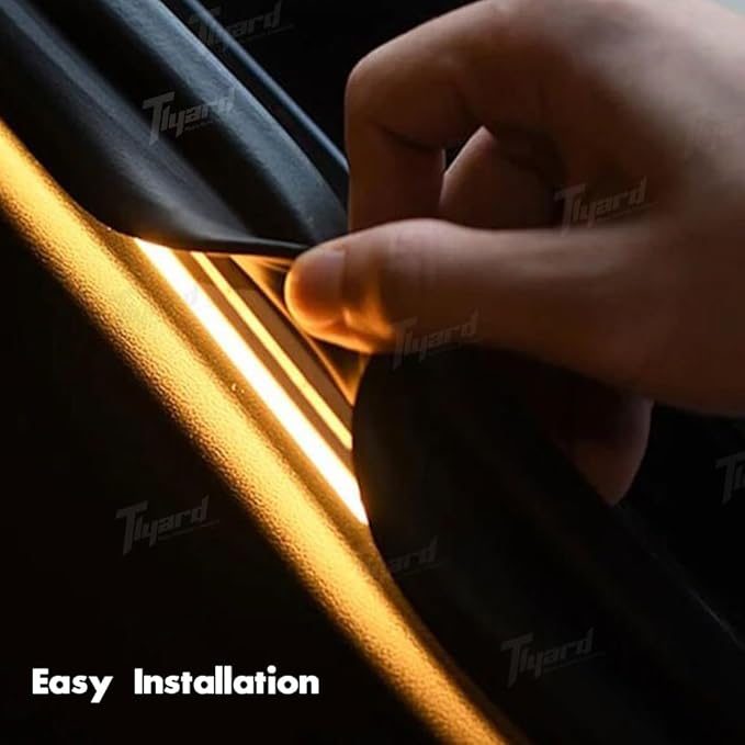 Ambient Led Trunk Lights for Tesla Model 3 2017-2023 Back Interior Frunk Lightning String for Neon Atmosphere Compatible with Tesla Accessories(Warm, Rear)