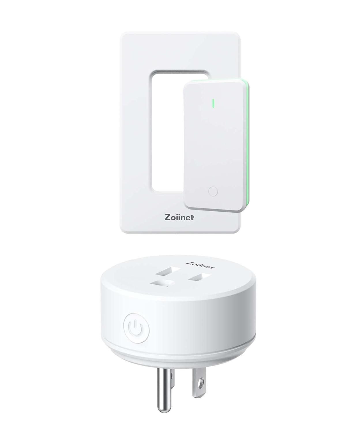 Remote Control Outlet Plug Switch, Buckle Design & Removable Wireless Light Switch, No Wiring Needed, 300 ft, 15A/1500W, Programmable, for Household Appliances