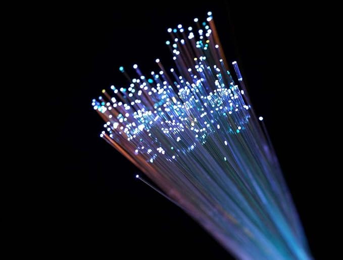 AKEPO PMMA END Glow Fiber Optic Light Cable 100pcs Ф0.03in(0.75mm) 6.5ft/2m for LED Star Ceiling Sky Light Kit and Fibre Optical Lighting Decoration (Without Light Source)