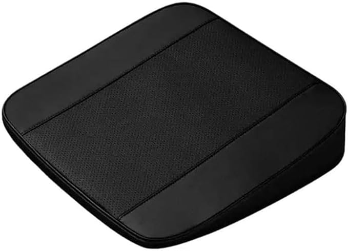 Memory Foam Car Seat Cushion for BMW X5 G05 2018-2023, Wedge Booster Lumbar Support Pad for Drivers Office with Non-Slip Base,Black-8cm