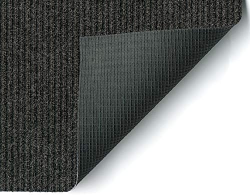 KOECKRITZ Heavy Duty Durable All Weather Indoor/Outdoor Non Slip Entrance Mat Rugs and Runners for Office Business Building Home Garage Front Door (3' x 11', Charcoal)