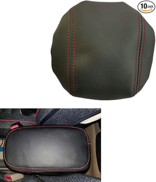 for Toyota Corolla 2007 2008 2009 2010 2011 2012 2013 Synthetic Leather Center Console Pad Armrest Box Cushion Protector (Black)