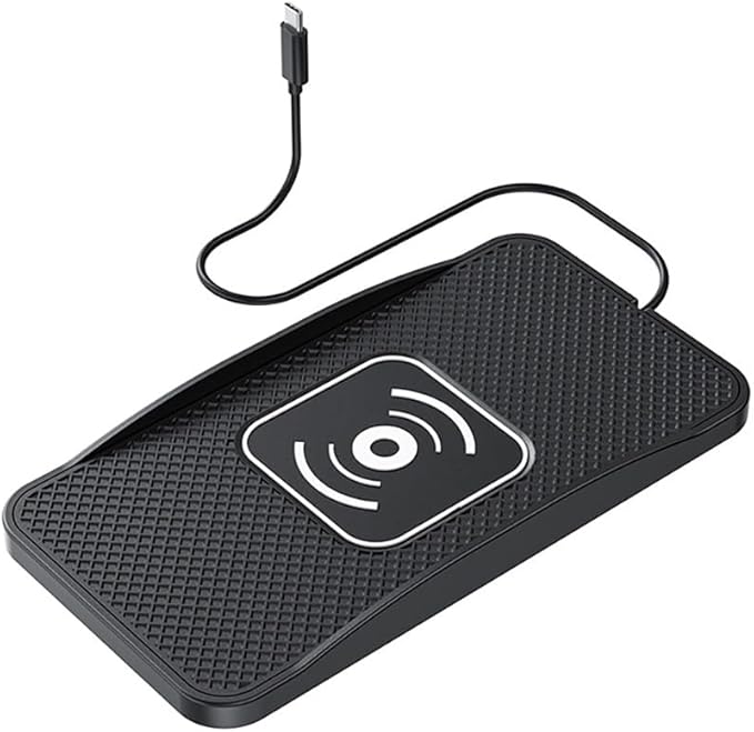 Wireless Car Charger Pad for Kia K5 2021-2026, Type-C/USB 20W Car Wireless Charger Non-Slip Phone Charging Pad Car Accessories,A 30cm Cable Type-C Plug