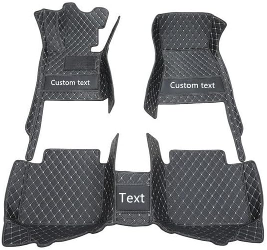 Custom Floor Mats for Cars fit 95% Sedan SUV Sports Car Full Coverage All Weather Men Women Pads Protection Non-Slip Leather Floor Liners (Green)