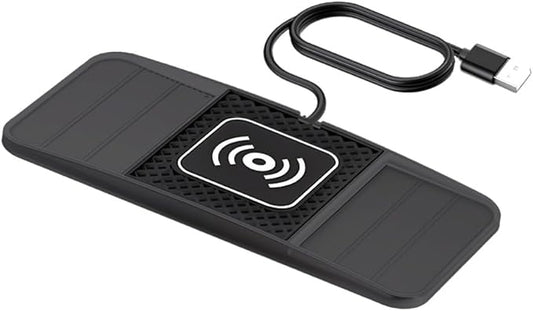 Wireless Charging Pad for Car for Mazda CX-50 2023-2026, DIY Trim-to-Fit Slim Non Slip Fast Charger Car Wireless Charging Pad 30CM Cable,B 30cm USB Plug Cable