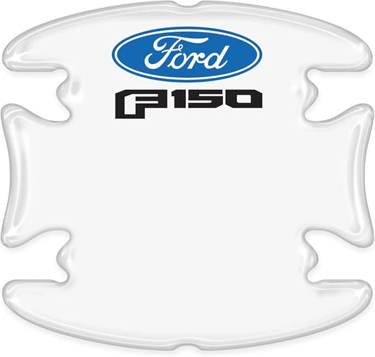iPick Image for Ford F-150 2015 up Universal Car Door Handle Cup Protector Clear Decal Stickers, Pair - Official Licensed