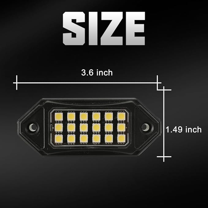 SUNPIE White Rock Lights, 16 Pods LED Rock Lights Underglow kit IP67 Waterproof Underglow Light kit for Trucks Car Jeep ATV UTV SUV Pickup Off Road RZR Under Body Glow Light Trail Lighting