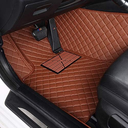 Custom Floor Mats for Cars fit 95% Sedan SUV Sports Car Full Coverage All Weather Men Women Pads Protection Non-Slip Leather Floor Liners (Green)