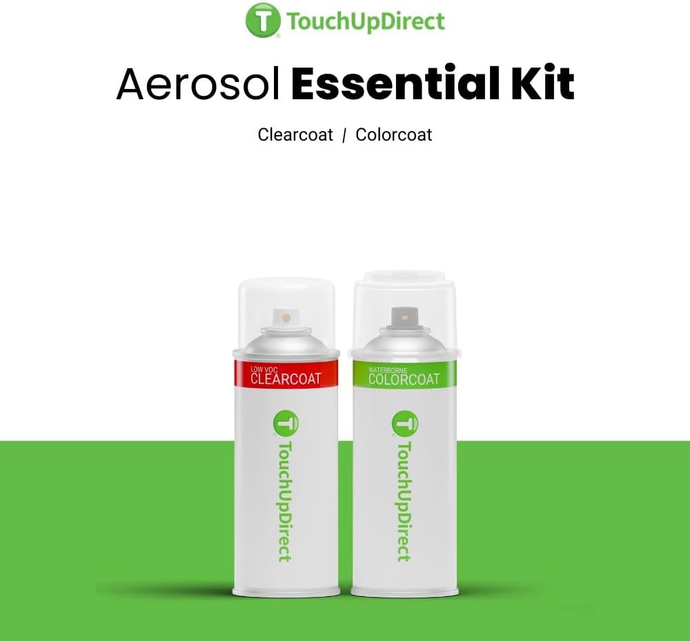 TouchUpDirect 1H1 Gray/Predawn Gray Metallic Compatible with Toyota Exact Match Touch Up Paint Aerosol - Essential Kit