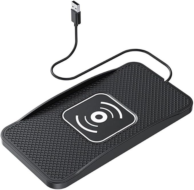 Wireless Car Charger Pad for BMW 3 Series M3 E90 E91 E92 E93 F30 F31 F34 F35 F80, Type-C/USB 20W Car Wireless Charger Non-Slip Phone Charging Pad Car Accessories,B 30cm Cable USB Plug