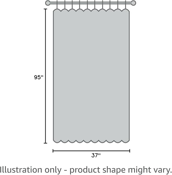 Bujasso Sky Blue 80% Blackout Curtains with Sheer Overlay Mix and Match Double Layer Thermal Insulated Window Panels 95 inch for Living Room Bedroom Blue Drapes with Tiebacks Grommet Top 37" Wx95 Lx2
