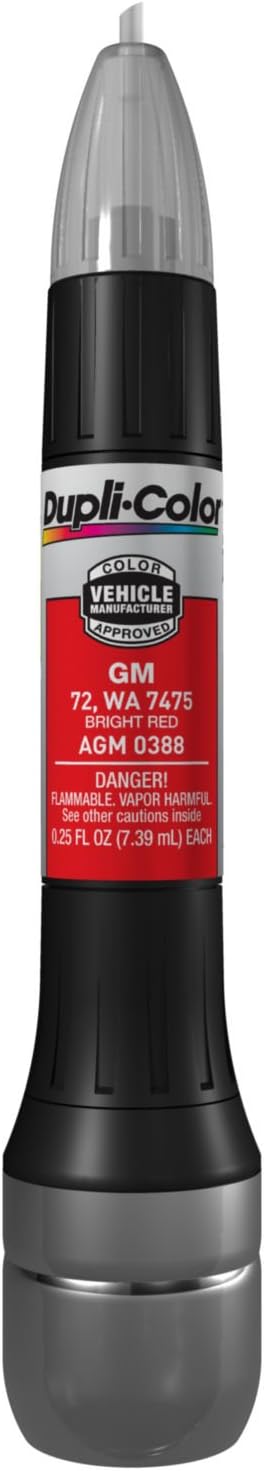 Dupli-Color AGM0388 Scratch Fix All-In-1 Exact-Match Automotive Touch-Up Paint – General Motors Bright Red – 0.25 oz. Paint Pen