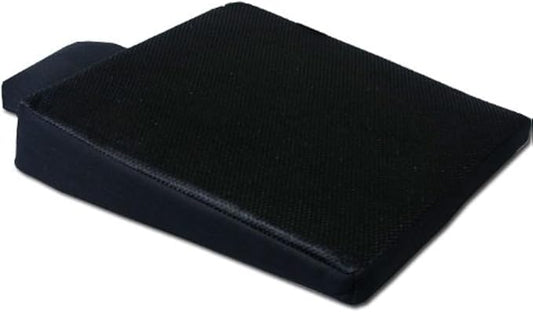 Yupbizauto New Breathable Comfortable Ergonomic Wedge Car Seat Office Chair Back Support Cushion (Black Mesh)