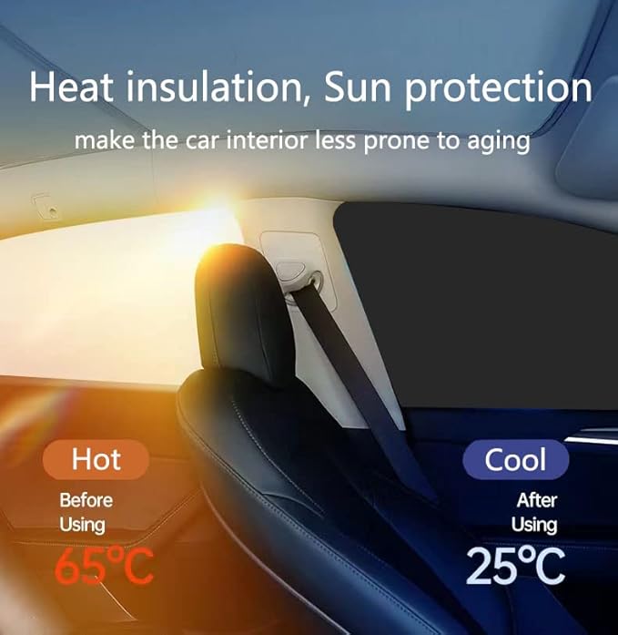 Car Side Window Sun Shades, Window Sunshades Privacy Curtains, 100% Block Light for Breastfeeding, Taking a nap, Changing Clothes, Camping (Front Seat 2pcs)
