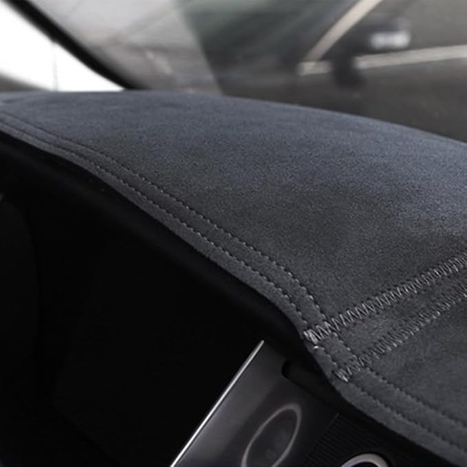 Dashboard Covers for Grand Cherokee 2021-2023,Premium Microfiber Suede Fabric Anti-Glare & Non-Slip Dash Pad,Custom Fit,Microfiber Suede