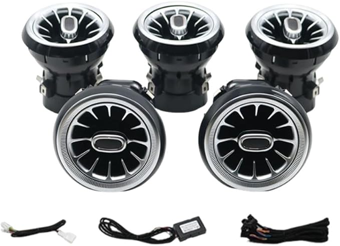 12 Colors Air Vent LED Ambient Light Atmosphere Lamp For Mercedes Benz A/B/CLA/GLA Class
