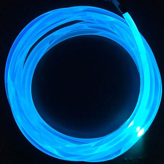 10ft Super bright MMA Plastic Optic Fiber Side Glow for LED Light Source Soft optical fiber light guide strip Plastic optical fiber transparent light guide material (diameter 0.40in)