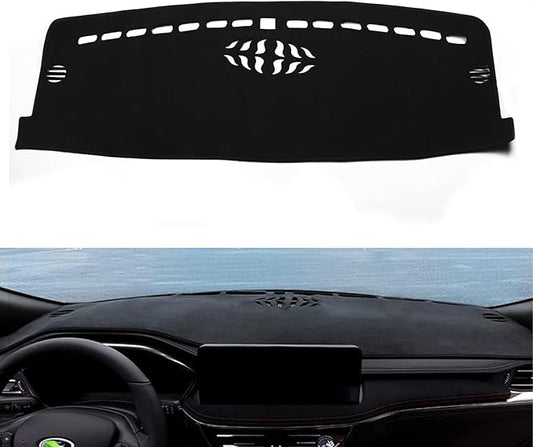 x xotic tech Center Console Dashboard Mat Pre-Cut Non-Slip Sunshield Sun Glare Protector Dash Carpet Pad Black Cover Compatible with Ford Escape 2020 2021 2022 2023 2024 2025 2026