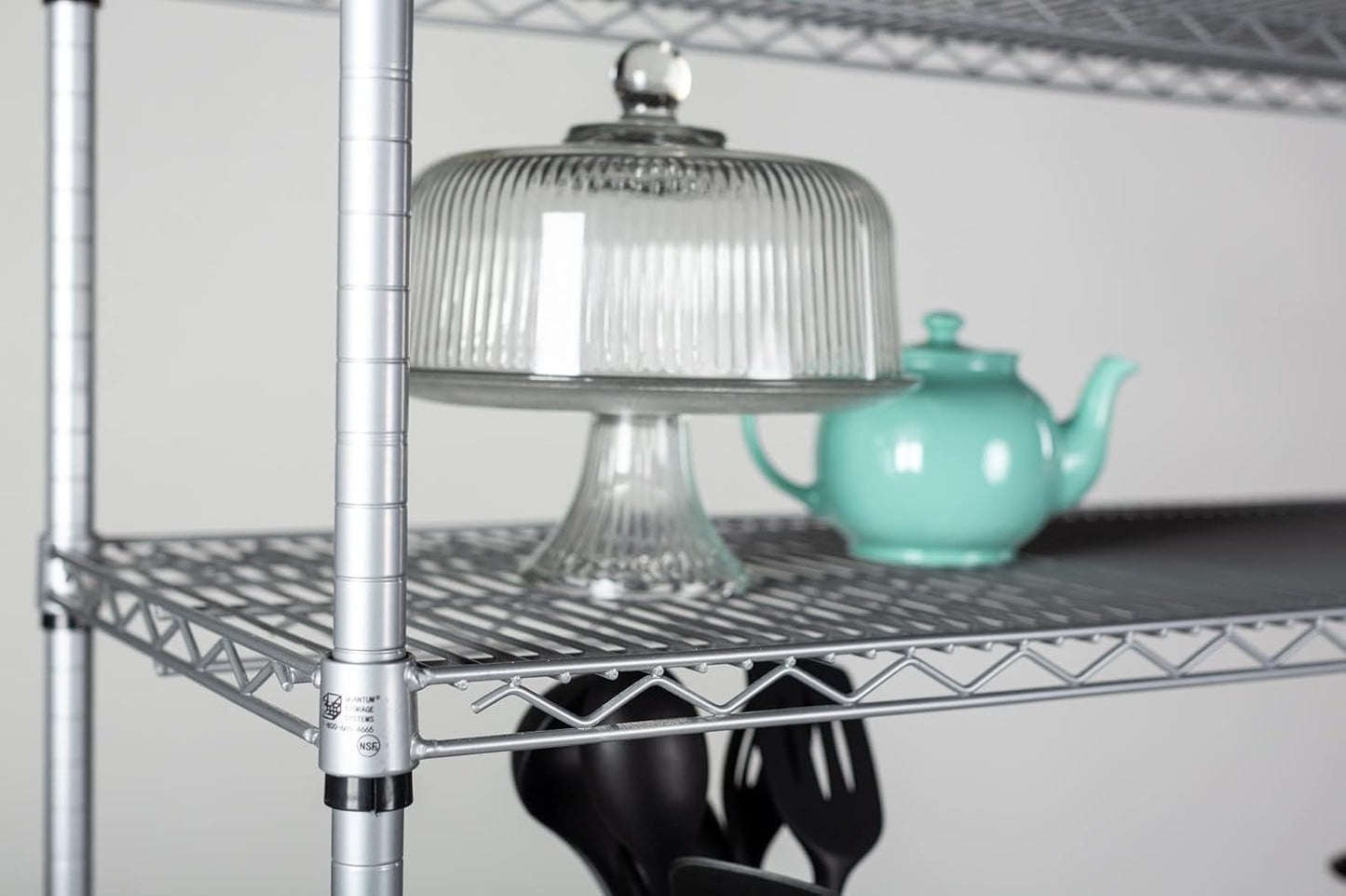 Omega 30" Deep x 72" Wide x 63" High 3 Tier Gray Starter Shelving Unit