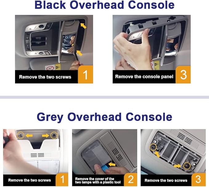 Fitcamx Front 4K+Rear 1080P Dash Cam for 2011-2024 Honda Vehicle Styles (Rhombus Dome Light), OEM Factory Look, Dual Loop Recording, WiFi & APP, G-Sensor, Easy to Use, 128GB Card