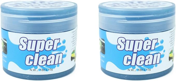 Car Cleaning Gel for Tesla Model X 2015 2016 2017 2018 2019 2020 2021 2022 2023 2024 2025, 200g × 2 Pack Car Interior Cleaner Slime, Auto Detailing Tools, Auto Dust Car Crevice Cleaner